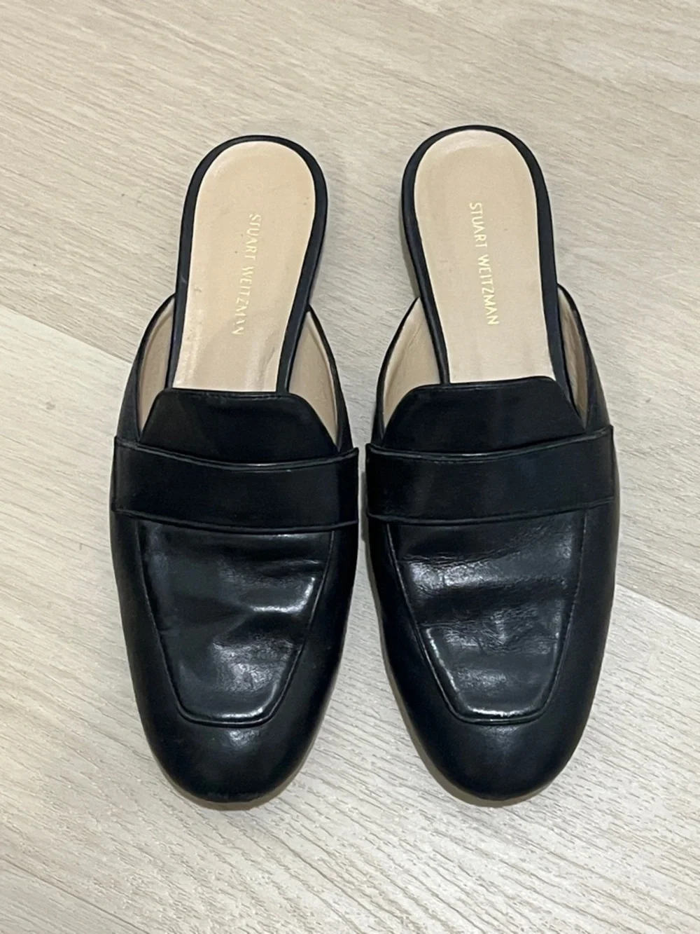 Stuart Weitzman Leather Mules - Picture 2 of 7
